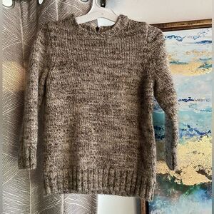 J CREW brown wool and alpaca women's sweater size small